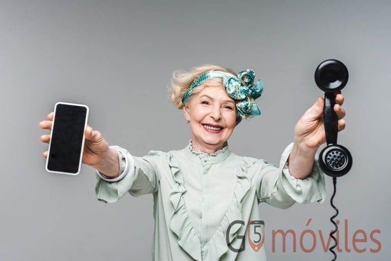 teléfonos móviles para gente mayor
