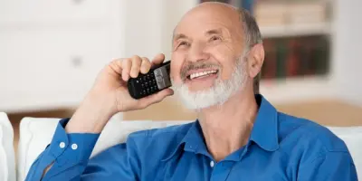 Teléfono inalámbrico para personas mayores